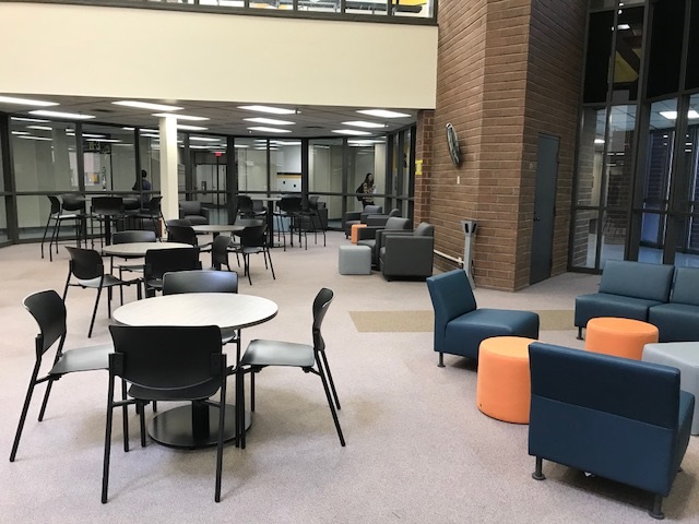 Library seating spaces