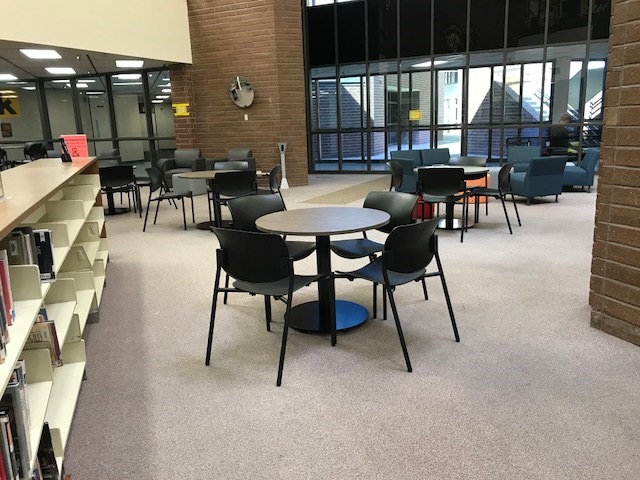 Library work desks